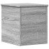 Caja de almacenaje madera ingeniería gris Sonoma 30x35x35