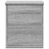 Caja de almacenaje madera ingeniería gris Sonoma 30x35x35