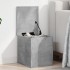 Caja de almacenaje madera ingeniería gris hormigón 30x35x35