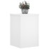 Soportes de plantas 2 uds madera ingeniería blanco 20x20x30