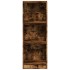 Estantería madera de ingeniería roble ahumado 40x24x109