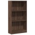 Estantería de madera de ingeniería marrón roble 60x24x109
