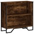 Estantería madera de ingeniería roble ahumado 80x31x74,5