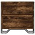Estantería madera de ingeniería roble ahumado 80x31x74,5