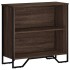 Estantería de madera de ingeniería marrón roble 80x31x74,5