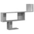 Estante de pared madera ingeniería gris Sonoma 100x15x70