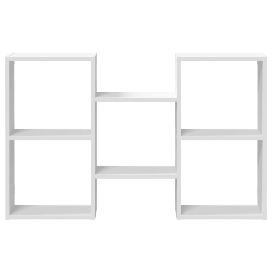 Estantería de pared madera de ingeniería blanco 96x18x60