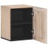 Armario de baño de pared madera maciza de mango 38x34x48