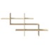 Estante pared madera ingeniería roble Sonoma 124,5x18x60,5