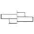 Estante de pared madera ingeniería gris Sonoma 167,5x18x68