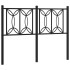 Cabecero de metal negro 120