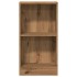 Estantería de madera de ingeniería roble artesanal 40x24x76