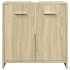 Armario lavabo baño madera ingeniería roble Sonoma 60x33x60
