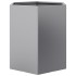 Jardinera hexagonal acero inoxidable 46x40x45