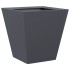 Jardinera hexagonal acero antracita 30x30x30