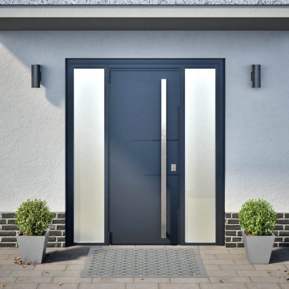 Jardineras 2 unidades acero galvanizado 30x30x30