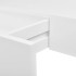 Estante flotante pared con 1 cajón MDF blanco para