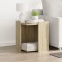 Mueble arenero para gatos madera roble Sonoma 42x42x51