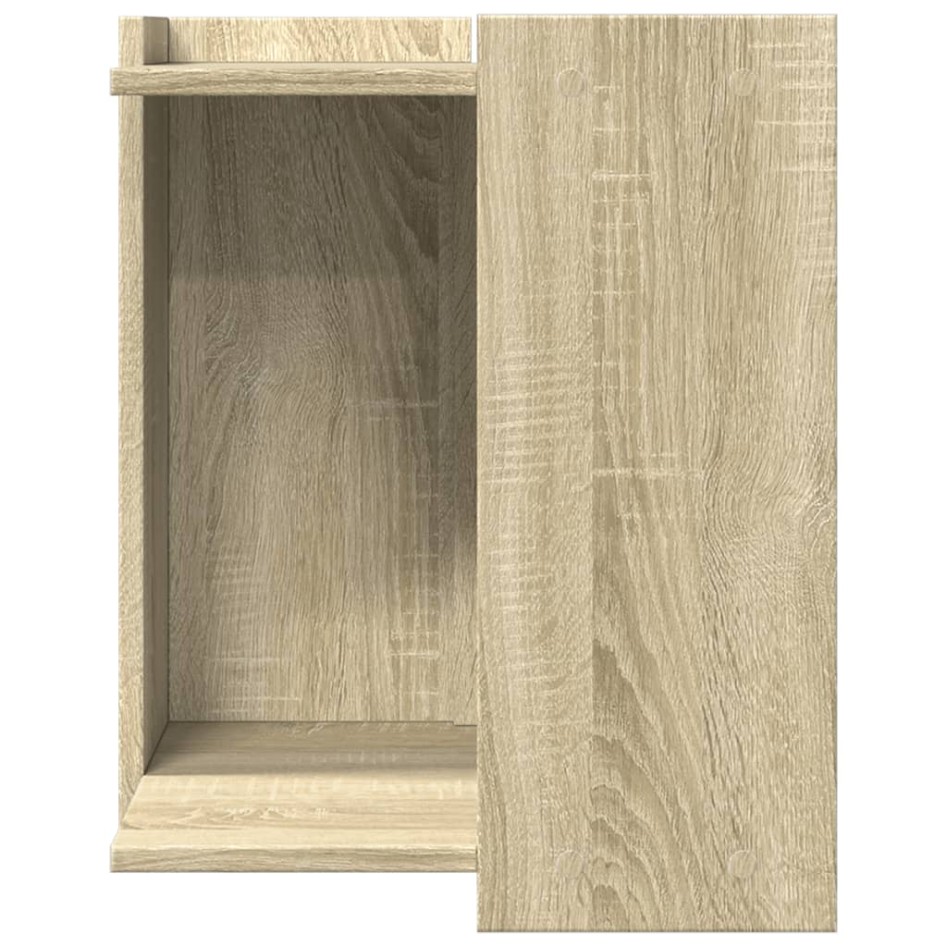 Mueble arenero para gatos madera roble Sonoma 42x42x51