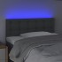 Cabecero con LED de tela gris oscuro 80x5x78/88