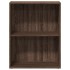 Estantería de madera de ingeniería marrón roble 60x30x77