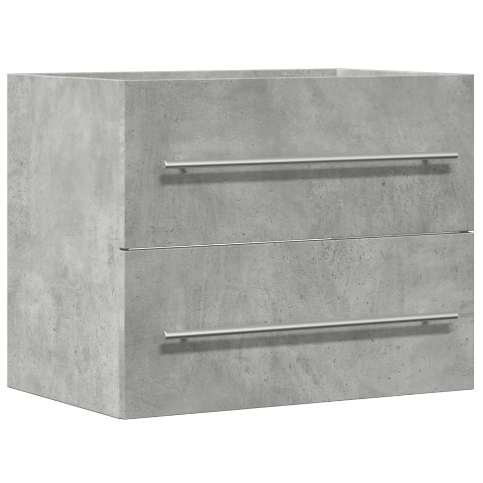 Armario para lavabo aglomerado gris hormigón 60x38,5x48