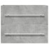 Armario para lavabo aglomerado gris hormigón 60x38,5x48