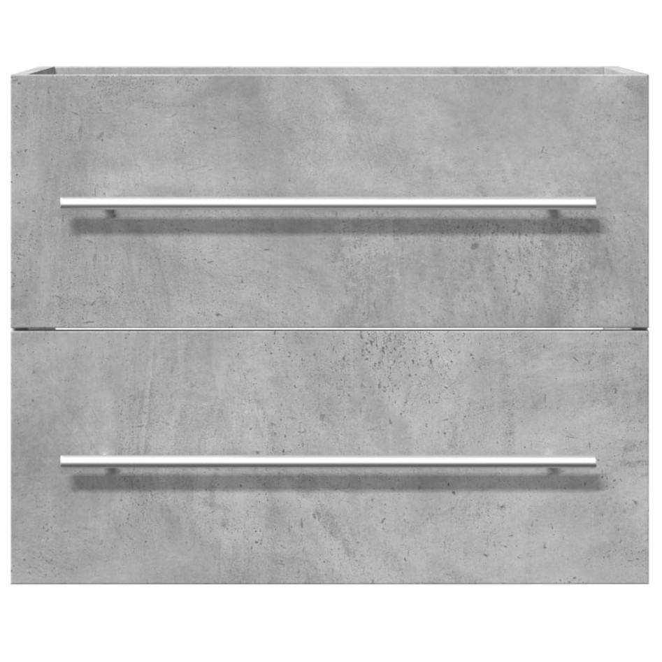 Armario para lavabo aglomerado gris hormigón 60x38,5x48