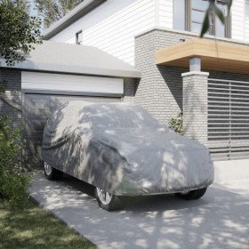 Funda de coche para SUV completa de textil no tejido gris