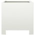 Jardinera hexagonal acero blanca 30x30x30
