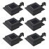 Lámparas solares de exterior LED cuadradas 6 uds 12 cm