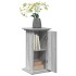 Pedestal expositor con almacenaje gris Sonoma 31x30x60