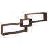 Armario de pared madera de ingeniería marrón roble 158x18x53