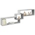 Armario de pared madera ingeniería gris hormigón 158x18x53