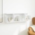 Armario de pared madera de ingeniería blanco 100x20x30