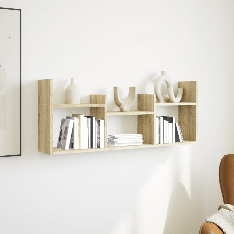 Armario de pared madera de ingeniería roble Sonoma 100x18x40