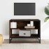 Mueble TV metal y madera ingeniería roble humo 61x40x46