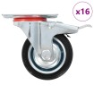 Ruedas giratorias 8 unidades 75 mm
