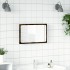 Espejo de baño LED madera ingeniería roble Sonoma 60x8,5x38