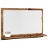 Espejo mueble de baño madera ingeniería envejecida 60x11x37