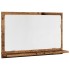 Espejo mueble de baño madera ingeniería envejecida 60x11x37