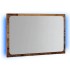 Espejo de baño con luz LED roble artisan 60x8,5x38