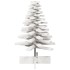 Árbol Navidad de adorno madera maciza pino blanco 80