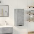 Armario de baño de pared gris hormigón 32x20x67