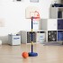 Canasta de baloncesto ajustable con pelota y bomba 90/121