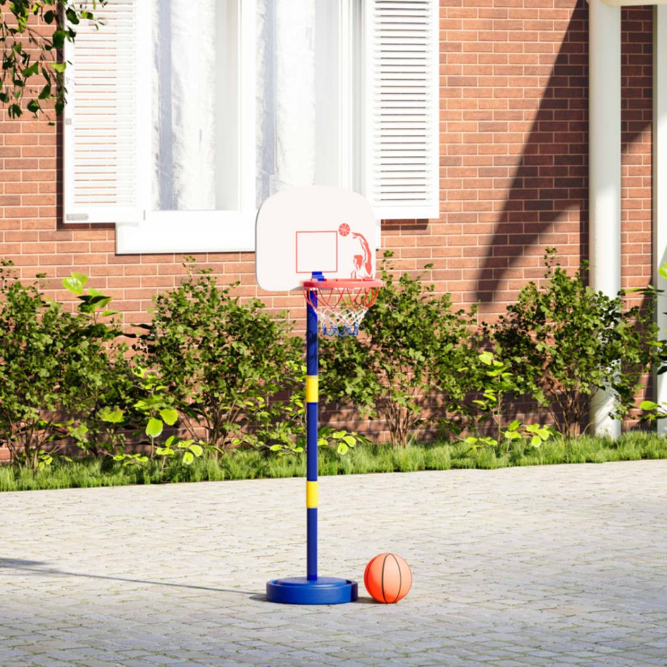 Canasta de baloncesto ajustable con pelota y bomba 90/121