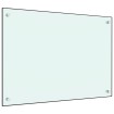 Protección salpicaduras cocina vidrio templado blanco 70x50 cm
