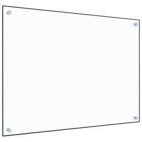 Protector contra salpicaduras cocina vidrio templado 80x60