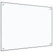 Protector contra salpicaduras cocina vidrio templado 80x60 cm