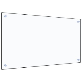 Protector contra salpicaduras cocina vidrio templado 90x50